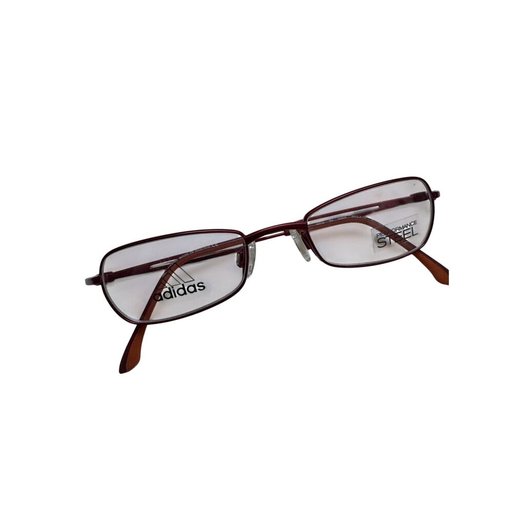 NEW Adidas Kids A 959 Red Steel Frame Glasses